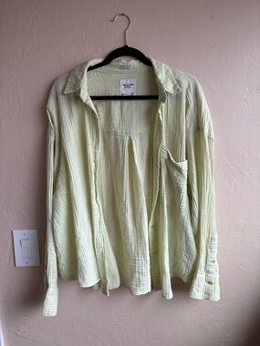 Abercrombie & Fitch Button-Down crinkle Shirt